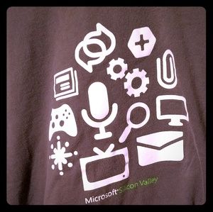 Microsoft workers shirt?